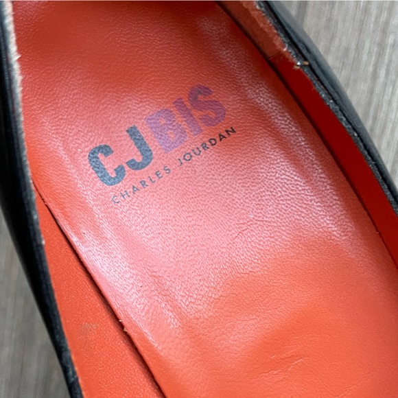 Charles Jourdan C J BIS Black Leather Pumps | 9.5 - Picture 9 of 10
